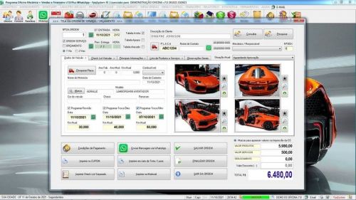 Sistema Os Oficina Mecânica com Check List Vendas Estoque e Financeiro v7.0 Plus  Whatsapp via Os - Fpqsystem 660279