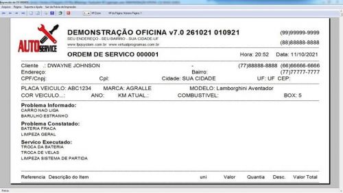 Sistema Os Oficina Mecânica com Check List Vendas Estoque e Financeiro v7.0 Plus  Whatsapp via Os - Fpqsystem 660282