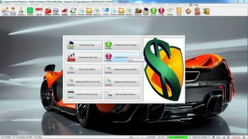 Sistema Os Oficina Mecânica com Check List Vendas Estoque e Financeiro v7.0 Plus  Whatsapp via Os - Fpqsystem 660284