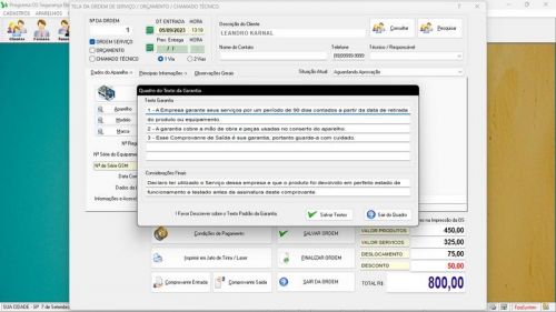 Sistema Os Segurança Eletrônica v1.0 681524