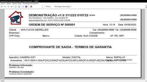 Sistema Os Segurança Eletrônica v1.0 - Fpqsystem 681527