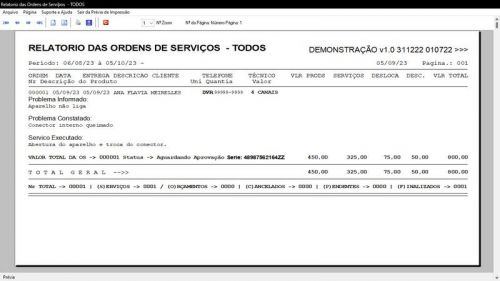 Sistema Os Segurança Eletrônica v1.0 681529