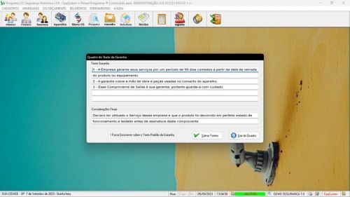 Sistema Os Segurança Eletrônica v1.0 - Fpqsystem 681533