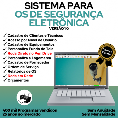 Sistema Os Segurança Eletrônica v1.0 681536