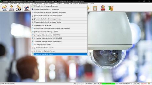 Sistema Os Segurança Eletrônica v2.0 - Fpqsystem 681578