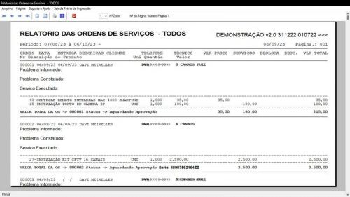 Sistema Os Segurança Eletrônica v2.0 681591