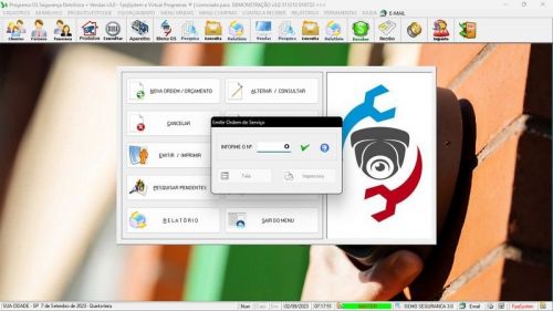 Sistema Os Segurança Eletrônica  Vendas e Estoque v3.0 - Fpqsystem 681645