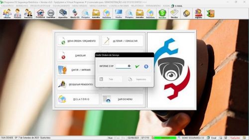 Sistema Os Segurança Eletrônica  Vendas e Estoque v3.0 681645