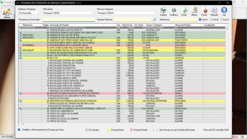 Sistema Os Segurança Eletrônica  Vendas e Estoque v3.0 - Fpqsystem 681656