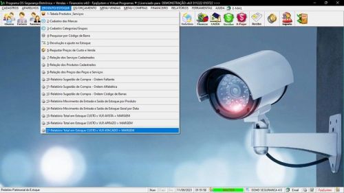 Sistema Os Segurança Eletrônica  Vendas  Estoque e Financeiro v4.0 681700