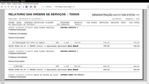 Sistema Os Segurança Eletrônica  Vendas  Estoque e Financeiro v4.0 - Fpqsystem 681715