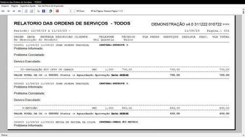 Sistema Os Segurança Eletrônica  Vendas  Estoque e Financeiro v4.0 681715