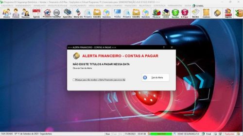 Sistema Os Segurança Eletrônica  Vendas  Estoque e Financeiro v5.0 Plus - Fpqsystem 681786