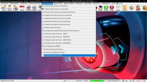 Sistema Os Segurança Eletrônica  Vendas  Estoque e Financeiro v5.0 Plus - Fpqsystem 681788