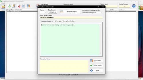 Sistema Os Segurança Eletrônica  Vendas  Estoque e Financeiro v5.0 Plus - Fpqsystem 681793
