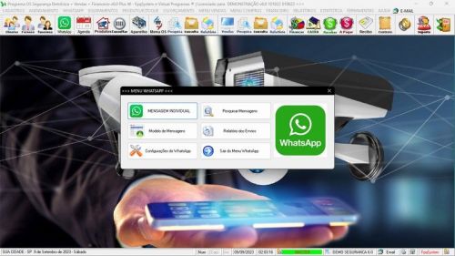 Sistema Os Segurança Eletrônica  Vendas  Estoque e Financeiro v6.0 Plus  Whatsapp 681846