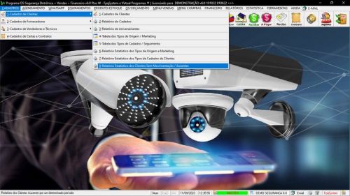 Sistema Os Segurança Eletrônica  Vendas  Estoque e Financeiro v6.0 Plus  Whatsapp 681847