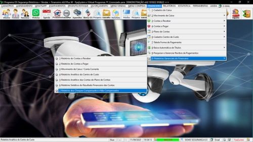 Sistema Os Segurança Eletrônica  Vendas  Estoque e Financeiro v6.0 Plus  Whatsapp 681848
