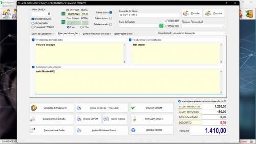 Sistema Os Segurança Eletrônica  Vendas  Estoque e Financeiro v6.0 Plus  Whatsapp - Fpqsystem 681858