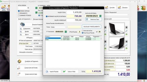 Sistema Os Segurança Eletrônica  Vendas  Estoque e Financeiro v6.0 Plus  Whatsapp - Fpqsystem 681860