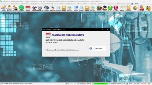 Sistema Os Segurança Eletrônica  Vendas  Estoque e Financeiro v7.0 Plus  Whatsapp 681904