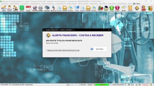 Sistema Os Segurança Eletrônica  Vendas  Estoque e Financeiro v7.0 Plus  Whatsapp 681905