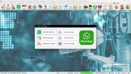 Sistema Os Segurança Eletrônica  Vendas  Estoque e Financeiro v7.0 Plus  Whatsapp - Fpqsystem 681906
