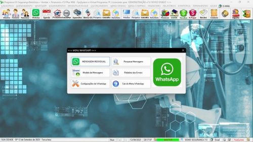 Sistema Os Segurança Eletrônica  Vendas  Estoque e Financeiro v7.0 Plus  Whatsapp 681906