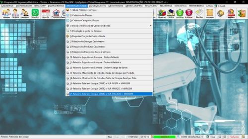 Sistema Os Segurança Eletrônica  Vendas  Estoque e Financeiro v7.0 Plus  Whatsapp - Fpqsystem 681909