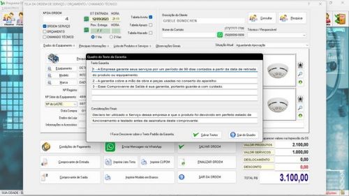 Sistema Os Segurança Eletrônica  Vendas  Estoque e Financeiro v7.0 Plus  Whatsapp - Fpqsystem 681919