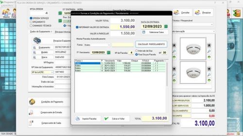 Sistema Os Segurança Eletrônica  Vendas  Estoque e Financeiro v7.0 Plus  Whatsapp - Fpqsystem 681920
