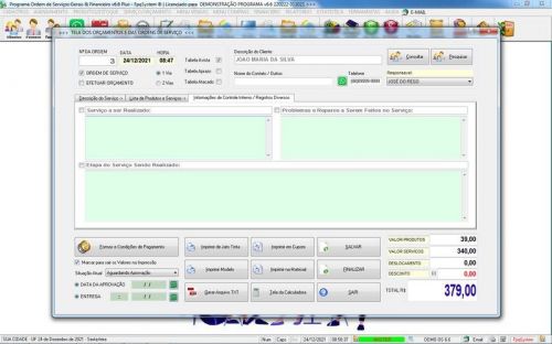 Sistema Os Serviços de eletricista com Vendas Financeiro e Estatística v6.6 Plus  Whatsapp - Fpqsystem 664246