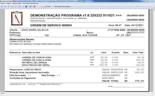 Sistema Os Serviços de eletricista com Vendas Financeiro e Estatísticas v7.6 Plus - Fpqsystem 664110