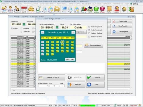 Sistema Os Serviços de Jardinagem com Vendas Financeiro e Estatística v5.6 Plus - Fpqsystem 664364