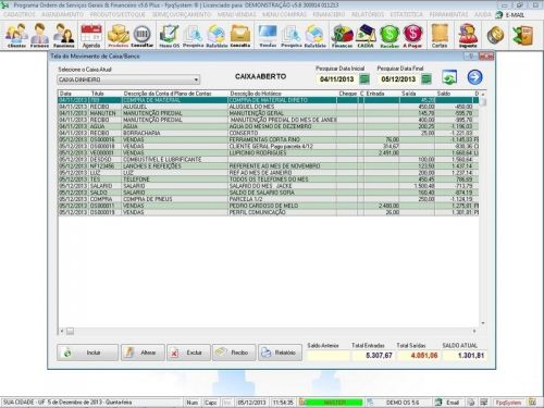 Sistema Os Serviços Gerais com Vendas Financeiro e Estatísticas v5.6 Plus - Fpqsystem 664787