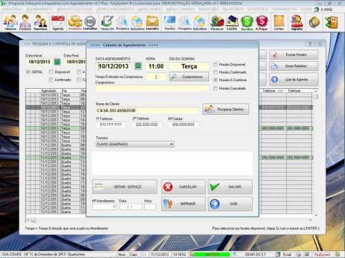 Sistema Os Vidraçaria e Esquadria com Vendas Financeiro e Agendamento v5.7 Plus - Fpqsystem 682620
