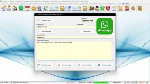 Sistema Os Vidraçaria e Esquadria  Vendas  Financeiro v6.7 Plus Whatsapp 682686