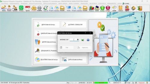Sistema Os Vidraçaria e Esquadria  Vendas  Financeiro v7.7 Plus Whatsapp - Fpqsystem 682759