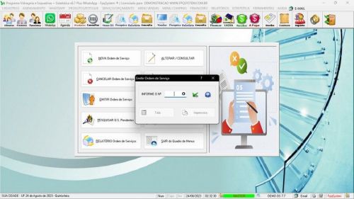 Sistema Os Vidraçaria e Esquadria  Vendas  Financeiro v7.7 Plus Whatsapp 682759