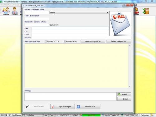 Sistema para Floricultura Controle de Estoque Pedido de Vendas e Financeiro v3.0 Plus - Fpqsystem 663737
