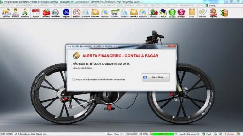 Sistema para Loja de Bicicletaria com Serviços Vendas Estoque e Financeiro v3.0 Plus 682277