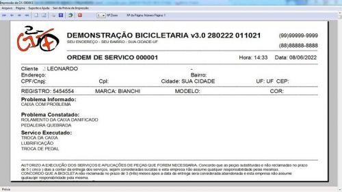 Sistema para Loja de Bicicletaria com Serviços Vendas Estoque e Financeiro v3.0 Plus - Fpqsystem 682287