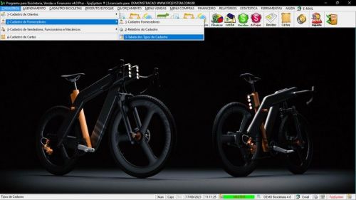 Sistema para Loja de Bicicletaria com Serviços Vendas Estoque e Financeiro v4.0 Plus - Fpqsystem 682003