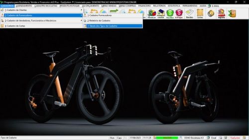 Sistema para Loja de Bicicletaria com Serviços Vendas Estoque e Financeiro v4.0 Plus 682003