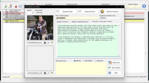 Sistema para Loja de Bicicletaria com Serviços Vendas Estoque e Financeiro v4.0 Plus - Fpqsystem 682010
