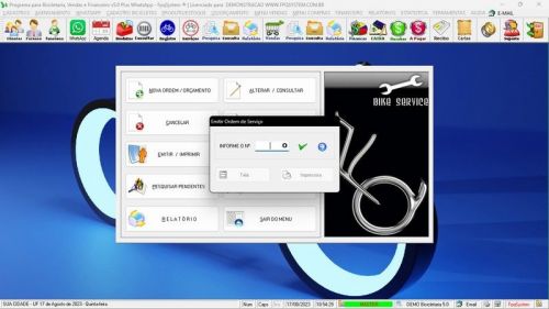 Sistema para Loja de Bicicletaria com Serviços Vendas Estoque e Financeiro v5.0 Plus Whatsapp 682075