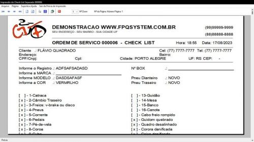 Sistema para Loja de Bicicletaria com Serviços Vendas Estoque e Financeiro v5.0 Plus Whatsapp 682078