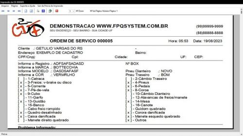 Sistema para Loja de Bicicletaria com Serviços Vendas Estoque e Financeiro v6.0 Plus Whatsapp 682138