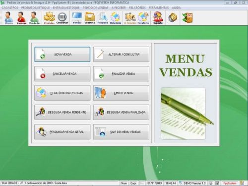 Sistema para Madeireira com Controle de Estoque Pedido de Vendas v1.0 - Fpqsystem 658661