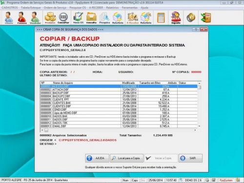 Sistema para Orçamento e Ordem de Serviço para Eletricista v2.6 - Fpqsystem 658840